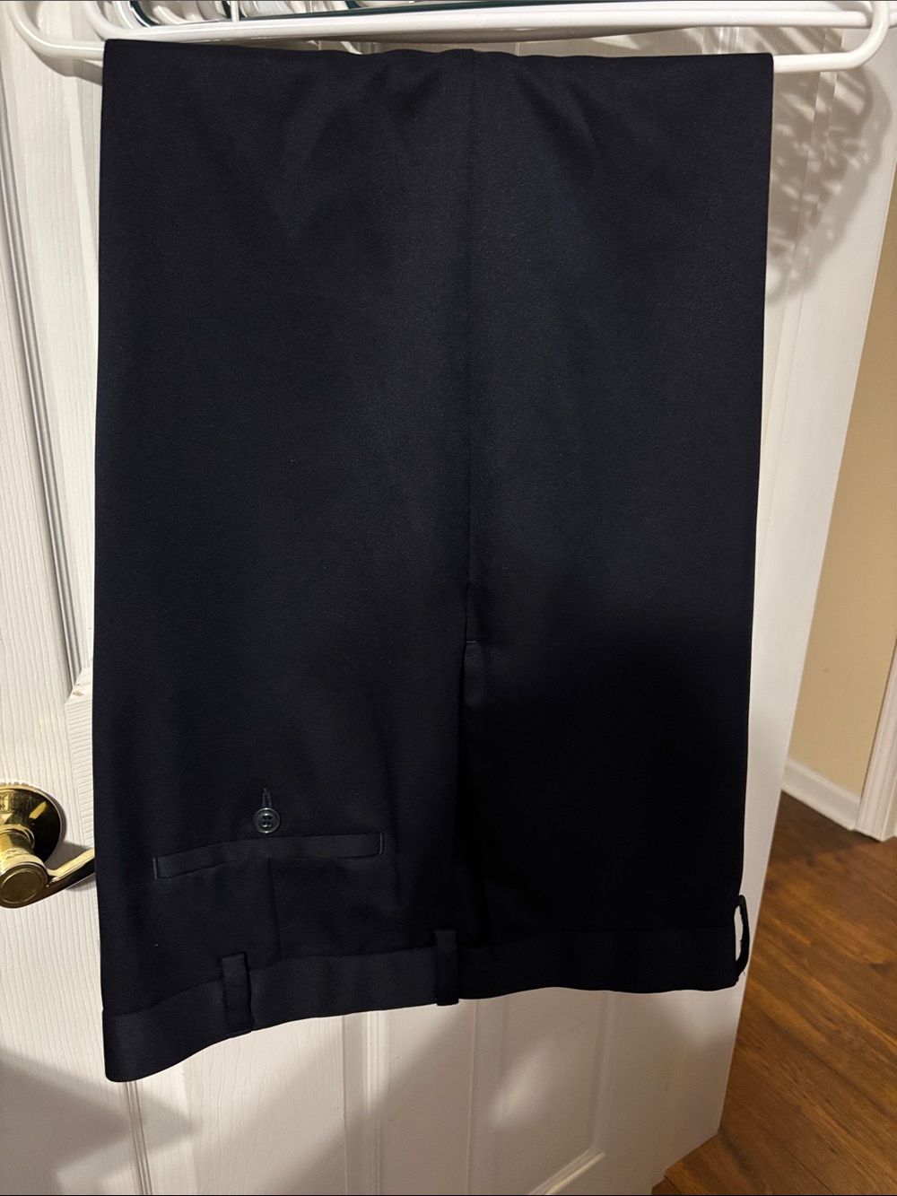 Haggar  Men's Black Dress Pants 42x32